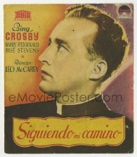 3h198 GOING MY WAY Spanish herald 1945 Bing Crosby, Rise Stevens, Barry Fitzgerald, different!