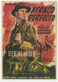 3h235 KILLING Spanish herald 1957 Stanley Kubrick, Sterling Hayden, different Balonga Cassar art!