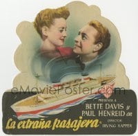 3h286 NOW, VOYAGER die-cut Spanish herald 1948 Bette Davis, Paul Henreid, different ship image!