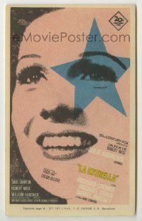 3h364 STAR Spanish herald 1968 super close up of smiling Julie Andrews, directed by Robert Wise!