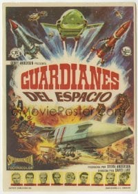 3h386 THUNDERBIRDS ARE GO Spanish herald 1968 marionette puppets, really cool different artwork!
