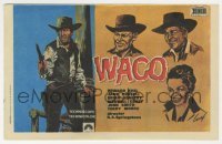 3h403 WACO Spanish herald 1968 different Leaf art of Howard Keel, Jane Russell & co-stars!