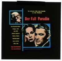 3h062 PARADINE CASE German 3x3 transparency 1952 Alfred Hitchcock, Gregory Peck, Ann Todd, Laughton
