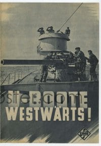 3h053 U-BOAT, COURSE WEST German herald 1941 U-Boote westwarts, WWII propaganda, conditional!
