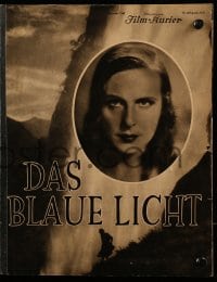 3h437 BLUE LIGHT German program 1932 Leni Riefenstahl!'s Das blaue Licht, great images!