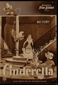 3h640 CINDERELLA German program 1951 Walt Disney classic fantasy cartoon, great different images!