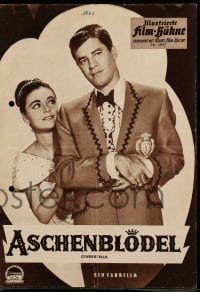 3h641 CINDERFELLA German program 1961 different images of Jerry Lewis & Anna Maria Alberghetti!