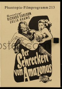 3h652 CREATURE FROM THE BLACK LAGOON German program R1980s fantastic different monster images!