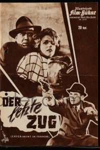 3h685 EXPERIMENT IN TERROR German program 1962 different images of Glenn Ford & sexy Lee Remick!