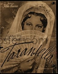 3h446 FIREFLY German program 1938 many different images of pretty Jeanette MacDonald!
