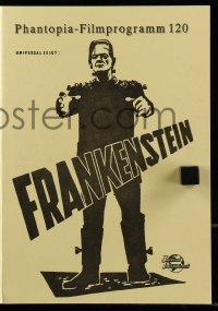3h700 FRANKENSTEIN German program R1980s Boris Karloff as the monster, different images & art!