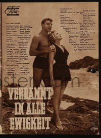 3h703 FROM HERE TO ETERNITY German program 1954 Lancaster, Kerr, Sinatra, Reed, Clift, different!