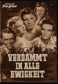 3h704 FROM HERE TO ETERNITY Film-Buhne German program 1954 Lancaster, Kerr, Sinatra, Reed, Clift