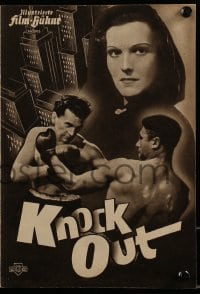 3h729 HARLEM German program 1950 Knock Out, anti-American Italian movie, shows U.S. black racism!