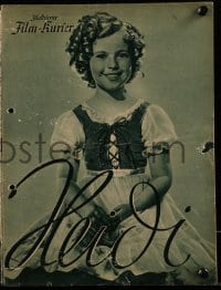 3h451 HEIDI German program 1938 different images of cute Shirley Temple & Jean Hersholt!