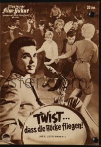 3h734 HEY LET'S TWIST German program 1962 different images at New York's Peppermint Lounge!