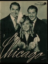 3h454 IN OLD CHICAGO German program 1938 Tyrone Power, Alice Faye & Don Ameche, different images!