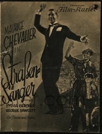 3h455 INNOCENTS OF PARIS German program 1931 Maurice Chevalier & Sylvia Beecher, different images!