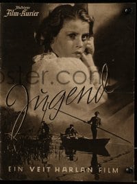 3h528 JUGEND German program 1938 Veit Harlan directed Thea Von Harbou's script of a girl's suicide!