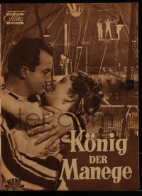 3h766 KING OF CIRCUS German program 1954 Ernst Marischka's Konig der Manege, Rudolf Schock!