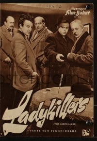 3h772 LADYKILLERS German program 1957 Alec Guinness, Katie Johnson, Peter Sellers, different!