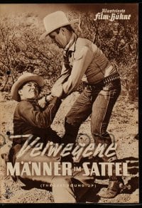 3h773 LAST ROUND-UP German program 1953 many different images of tough cowboy Gene Autry!