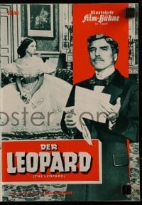 3h775 LEOPARD German program 1963 Visconti's Il Gattopardo, Lancaster, Cardinale, different!