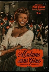 3h795 MADAME SANS GENE German program 1962 different images of sexy Sophia Loren in low-cut dress!