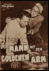 3h805 MAN WITH THE GOLDEN ARM German program 1956 Otto Preminger, different images of Frank Sinatra