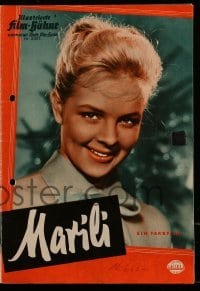 3h808 MARILI German program 1959 great images of pretty blonde teen Sabine Sinjen & Hubschmid!