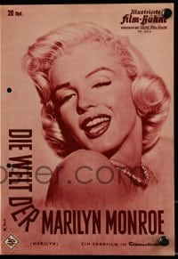 3h809 MARILYN German program 1963 wonderful different images of sexiest Marilyn Monroe!
