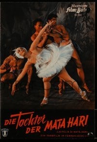 3h812 MATA HARI'S DAUGHTER German program 1955 La Figlia di Mata Hari, Tcherina, different!