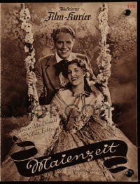 3h461 MAYTIME German program 1937 different images of pretty Jeanette MacDonald & Nelson Eddy!