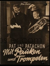 3h462 MED FULD MUSIK German program 1935 Danish Lau Lauritzen's With Full Music, Carl Schenstrom!