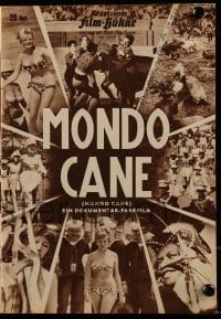 3h832 MONDO CANE German program 1962 classic early Italian documentary of human oddities, different!