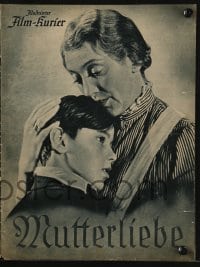 3h538 MOTHER LOVE German program 1939 Gustav Ucicky's forbidden Mutterliebe, Kathe Dorsch