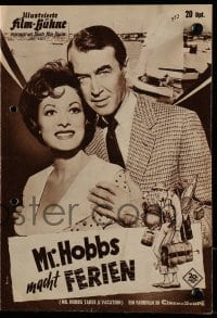 3h838 MR. HOBBS TAKES A VACATION German program 1962 Jimmy Stewart & Maureen O'Hara, different!