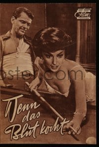 3h847 NEVER SO FEW German program 1960 different images of Frank Sinatra & sexy Gina Lollobrigida!