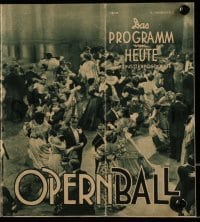 3h542 OPERNBALL German program 1939 Paul Horbiger, Marte Harell, Geza von Bolvary's Opera Ball!