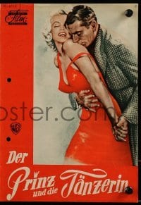 3h877 PRINCE & THE SHOWGIRL Das Neue German program 1957 Laurence Olivier & sexy Marilyn Monroe!