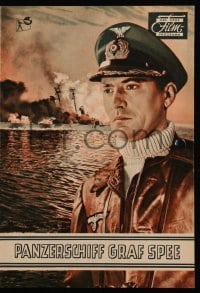 3h883 PURSUIT OF THE GRAF SPEE German program 1957 Powell & Pressburger, different war images!