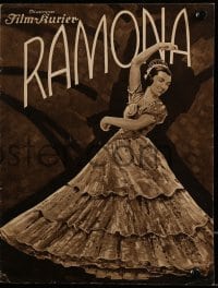 3h469 RAMONA German program 1937 different images of pretty Loretta Young & Don Ameche!
