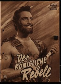 3h903 ROB ROY German program 1954 Disney, different images of Richard Todd as The Highland Rogue!