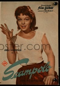 3h921 SCAMPOLO German program 1958 many images of pretty young Romy Schneider!