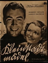 3h475 SMALL TOWN GIRL German program 1937 many different images of Janet Gaynor & Robert Taylor!