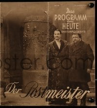3h555 STATIONMASTER von Heute German program 1940 Der Postmeister, Heinrich George, banned!