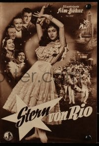 3h947 STERN VON RIO German program 1955 different images of sexy dancer Maria Frau, Star of Rio!