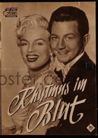 3h964 THERE'S NO BUSINESS LIKE SHOW BUSINESS Das Neue German program 1955 different Marilyn Monroe!