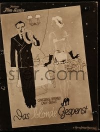 3h480 TOPPER German program 1938 Constance Bennett, Cary Grant, different images & sexy ghost art!