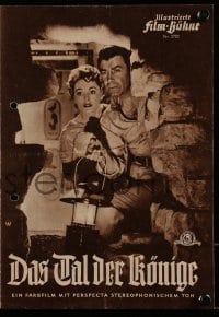 3h982 VALLEY OF THE KINGS German program 1955 Robert Taylor & Eleanor Parker in Egypt, different!